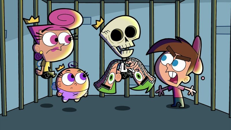 L-R: Wanda, Poof, Cosmo, Timmy – Bild: ViacomCBS