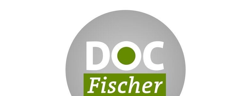SÜDWESTRUNDFUNK Doc Fischer – montags um 20:15 Uhr im SWR Fernsehen Logo „Doc Fischer“ © SWR, honorarfrei – Verwendung gemäß der AGB im engen inhaltlichen, redaktionellen Zusammenhang mit genannter SWR-Sendung und bei Nennung „Bild: SWR“ (S2+). SWR Presse/​Bildkommunikation, Baden-Baden, Tel: 07221/​929⁠–⁠26868, foto@swr.de – Bild: SWR /​ SWR Presse/​Bildkommunikation