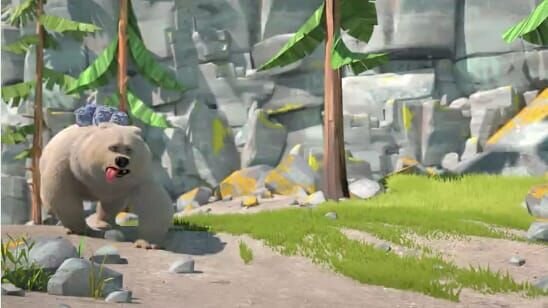 Eisbär und die Lemminge – Bild: Studio Hari