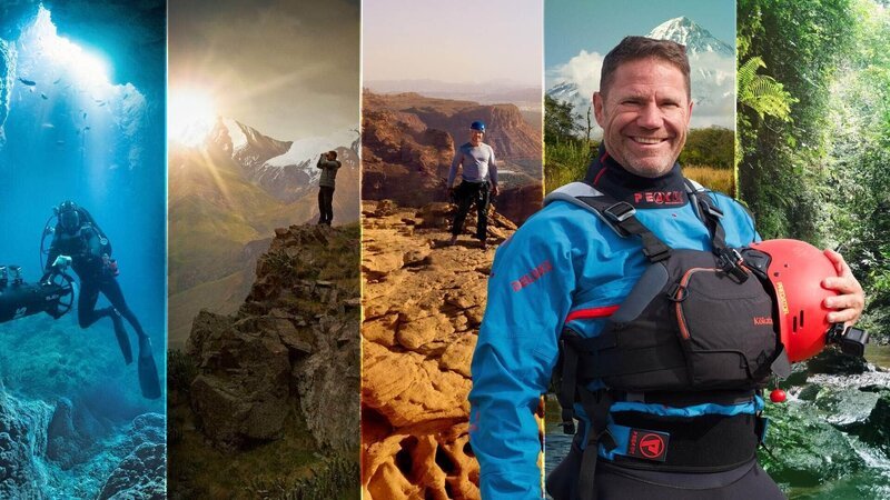 Artwork zu „Extreme Expedition mit Steve Backshall“. Die Verwendung des sendungsbezogenen Materials ist nur mit dem Hinweis und Verlinkung auf RTL+ gestattet. – Bild: RTL Deutschland