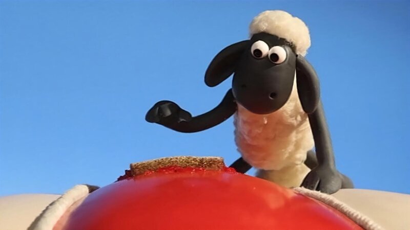 Ein Marmeladenbrot als Flicken. Hoffentlich geht das gut und die Luft bleibt im Ballon. – Bild: WDR/Aardman Animation Ltd./BBC Ein Marmeladenbrot als Flicken. Hoffentlich geht das gut und die Luft bleibt im Ballon. – Bild: WDR/Aardman Animation Ltd./BBC