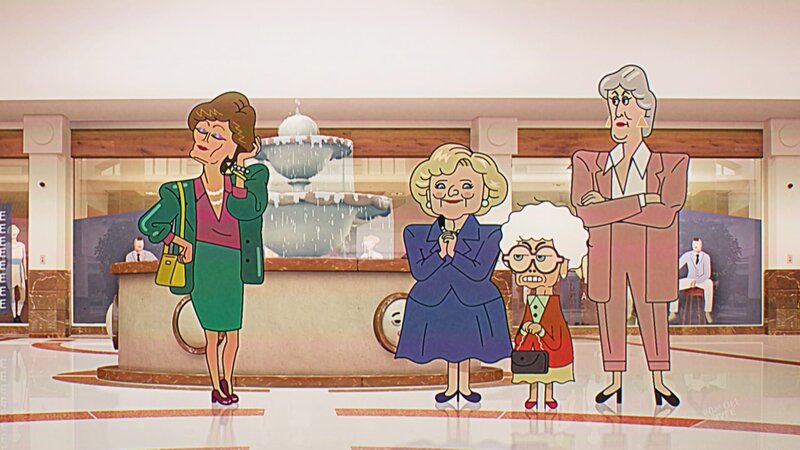 v.li.: Richard, Violet, Maria, Angela – Bild: CARTOON NETWORK