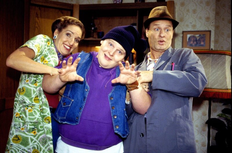 Familie Krause (v.l.n.r.: Irene Schwarz, Axel Stein, Tom Gerhardt) – Bild: port.hu