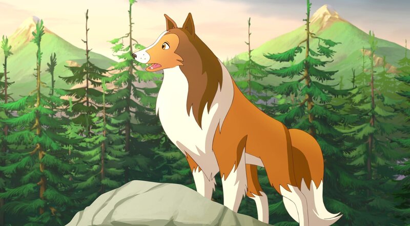 Lassie ist stets hilfsbereit. – Bild: ZDF/​Classic Media/​DC Entertainment/​Superprod
