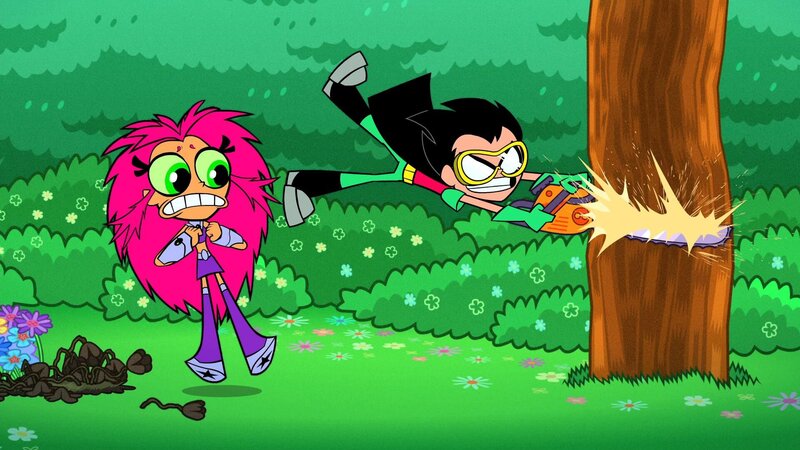 v.li.: Starfire, Robin – Bild: Cartoon Network