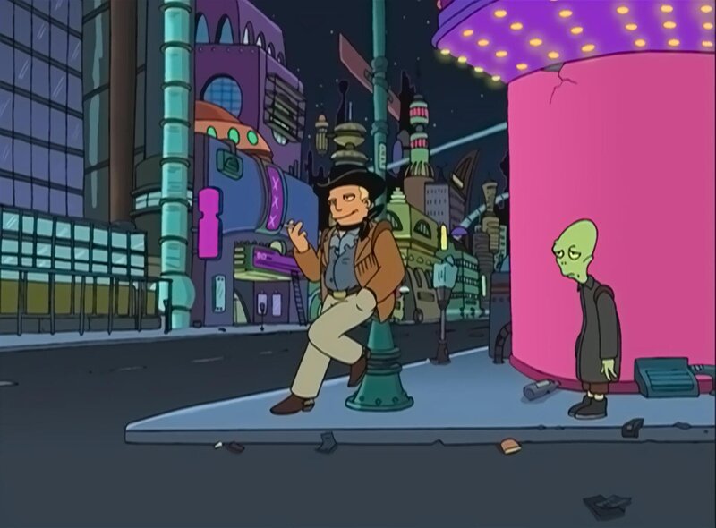 L-R: Zapp Brannigan, Kif Kroker – Bild: Paramount