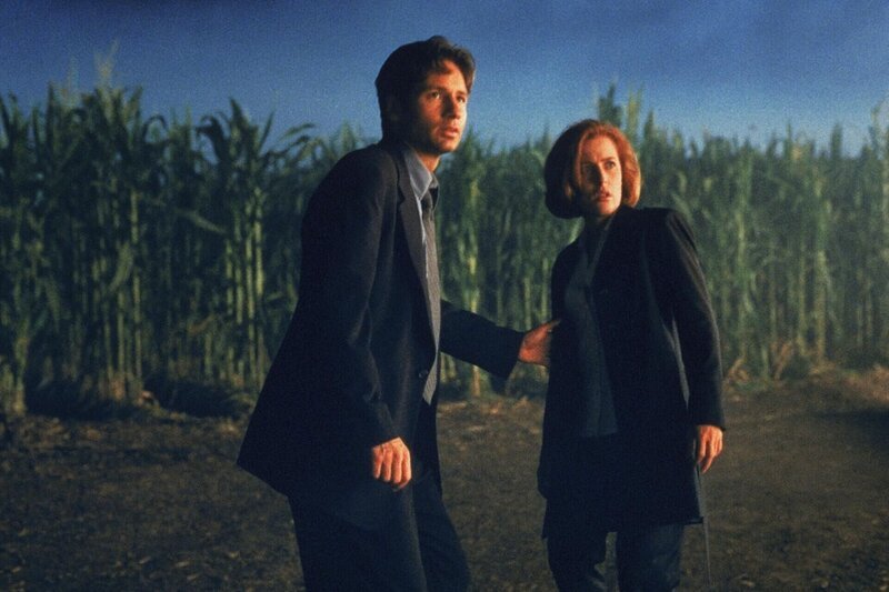Die Ermordung einer amerikanischen Biologin ruft die FBI-Agenten Special Agent Fox Mulder (David Duchovny, l.) und Special Agent Dana Scully (Gillian Anderson, r.) auf den Plan. – Bild: Twentieth Century-Fox Film Corporation