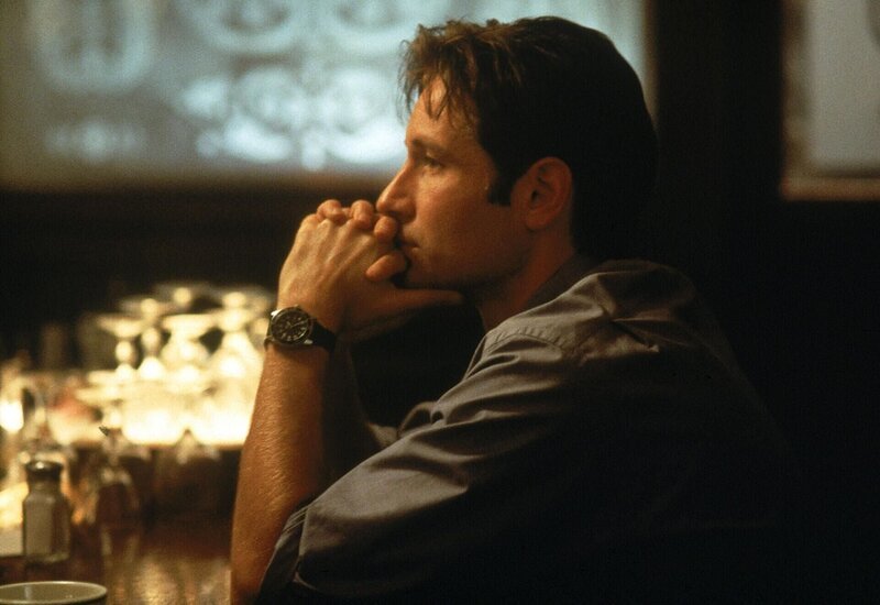 König der Alpen 6: September in den Alpen: Von den Gipfeln und Matten ist der Sommer längst geflohen. Mulder (David Duchovny). – Bild: Twentieth Century-Fox Film Corporation