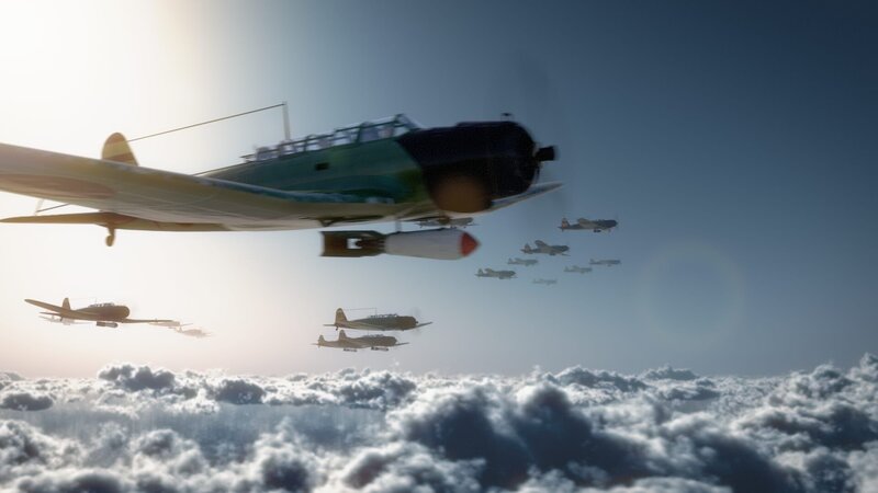 CGI IMAGE: Japanese planes bombing Pearl Harbor. – Bild: Darlow Smithson Productions Ltd