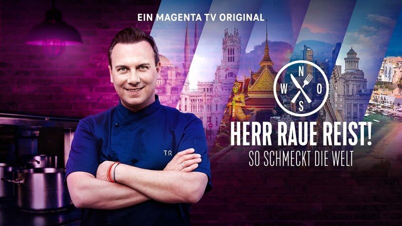 Key Art zu „Herr Raue reist! So schmeckt die Welt“. Sternekoch Tim Raue. – Bild: RTL