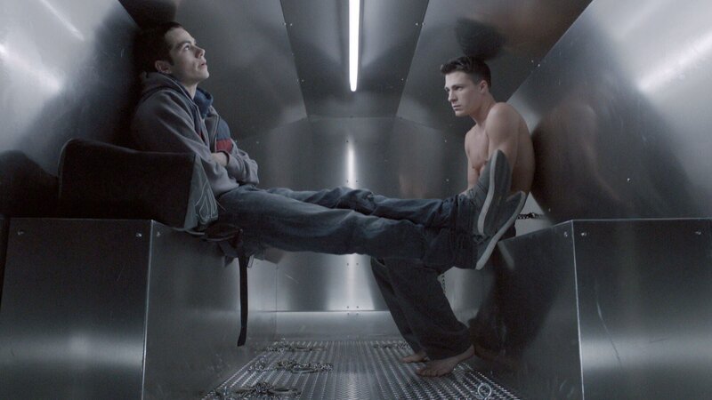 Stiles (Dylan O’Brien) versucht Jackson (Colton Haynes) klarzumachen das er der Kanima ist … – Bild: RTL II