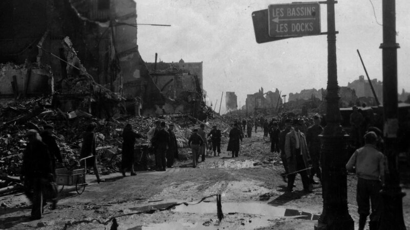 Le Havre in Trümmern – Bild: RTL /​ © DOCLAND YARD  2022