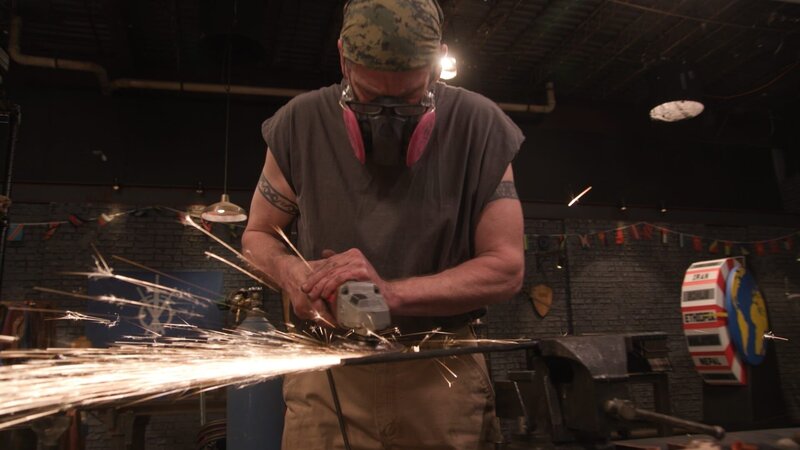 Der Kandidat verwendet Flex – Bild: aeairt /​ THE HISTORY CHANNEL /​ A+E Networks