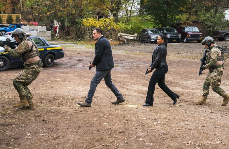 Jess LaCroix (Julian McMahon, l.); Sheryll Barnes (Roxy Sternberg, r.) – Bild: 2019 CBS Broadcasting, Inc. All Rights Reserved. /​ Mark Schafer Lizenzbild frei