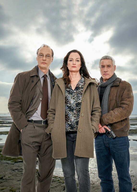 Das Ermittler-Team: Arne Brauner (Martin Brambach, l.), Jana Winter (Natalia Wörner, M.) und Matthias Hamm (Ralph Herforth, r.). – Bild: ORF