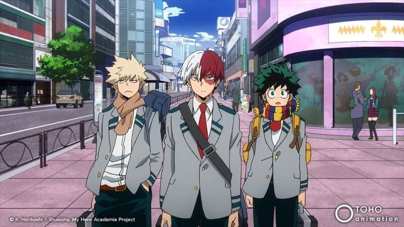 Bild: K. Horikoshi /​ Shueisha, My Hero Academia Project