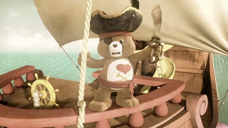 Piratenkapitän-Bärchi auf seinem Schiff – Bild: KiKA/​TCFC