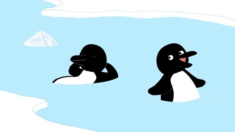 Ein heißer Sommertag im Zoo. Wie schaffen es die Peeks, den Pinguinen Kühlung zu verschaffen? – Bild: KiKA/​Igloo Productions Ltd