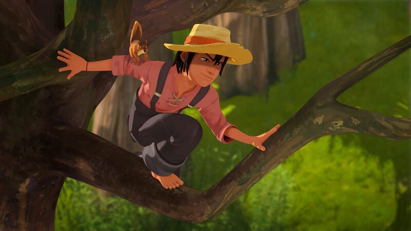 Huck will sein Baumhaus retten. – Bild: HR/​2019 Cyber Group