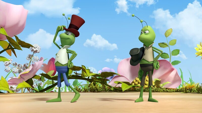 Flip und Flop im Wettbewerb. – Bild: ZDF/​Studio100 Animation