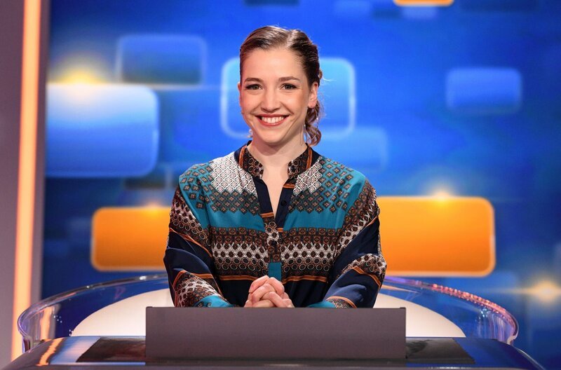Quizduell-Profi Marie-Lousie Finck – Bild: ARD/​Uwe Ernst