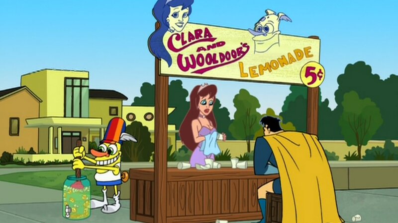 L-R: Wooldoor Jebediah Sockbat, Princess Clara, Captain Leslie Hero – Bild: ViacomCBS