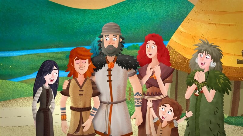 Ergil kommt zu Besuch und (fast) alle freuen sich. – Bild: KiKA/​Mideu Films/​MDR/​hr/​BR/​SWR/​WDR 2022