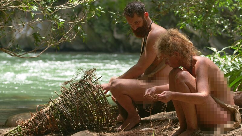 Jeremy und Trish arbeiten an einer Falle. – Bild: Discovery Communications