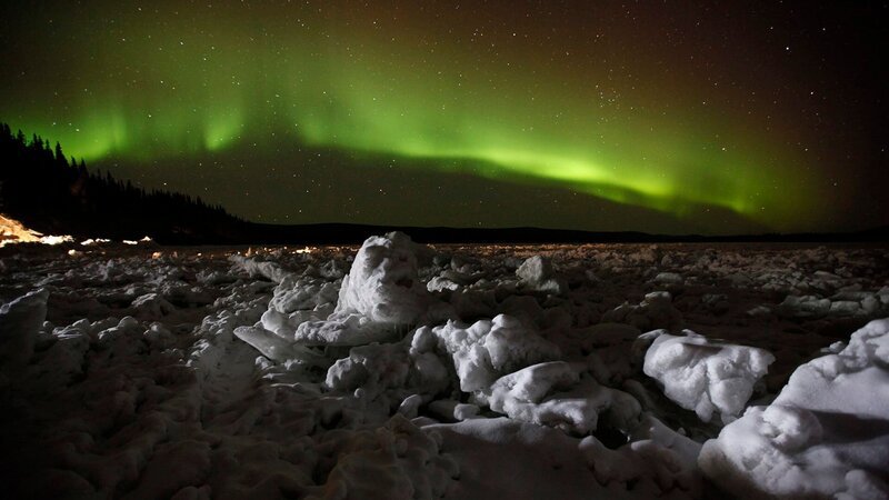 Temperatures continue to drop on the Yukon even late into the winter months. – Bild: Discovery Communications