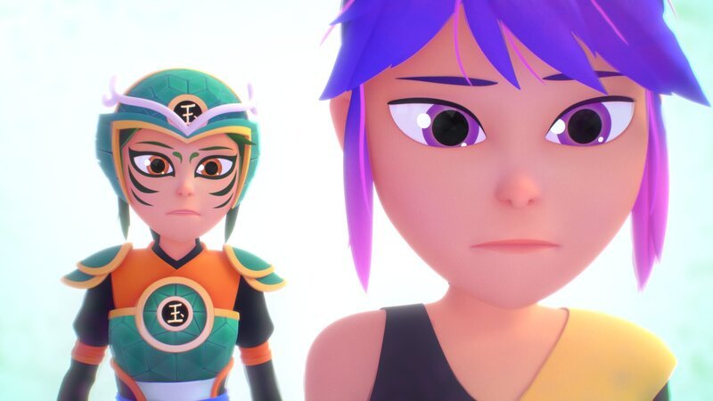v.li.: Jade Armor, Lan Jun – Bild: Cartoon Network