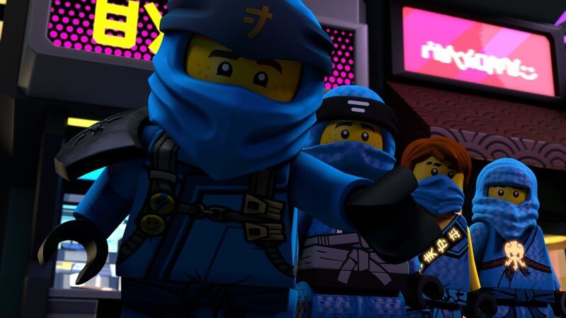 Die Ninjas erhalten Hilfe von einer Gruppe Rebellen, die sich „Die Liga der Jays“ nennen. Wissen sie etwa, wo Jay ist? – Bild: SUPER RTL