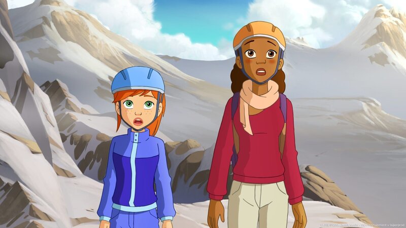 Zoé (l.) und Beth (r.) sind voller Angst um Harvey. – Bild: ZDF/​2013 DQ Entertainment . Superprod.Classic Media