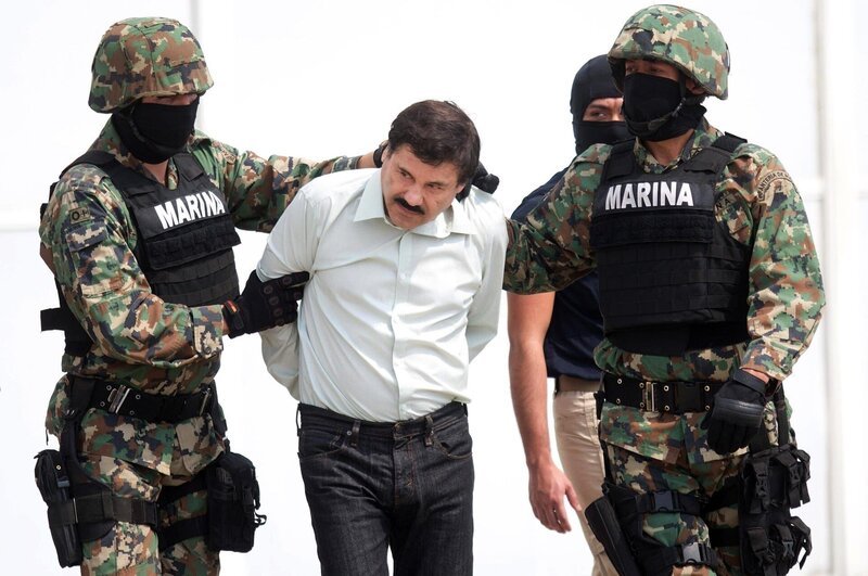 El Chapo wird an die Vereinigten Staaten ausgeliefert. – Bild: Honorarfrei – nur für diese Sendung bei Nennung ZDF und Imago /​ Xinhua