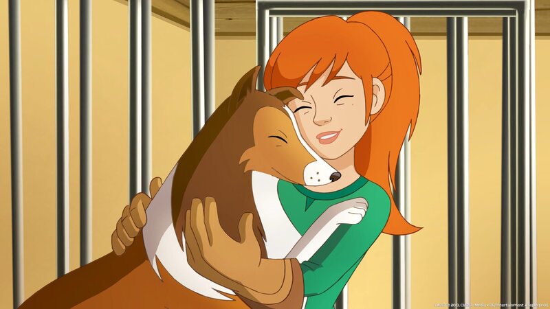 Dank Hündin Lassie konnte das Kondorbaby gerettet und zu seiner Mutter gebracht werden. – Bild: KiKA