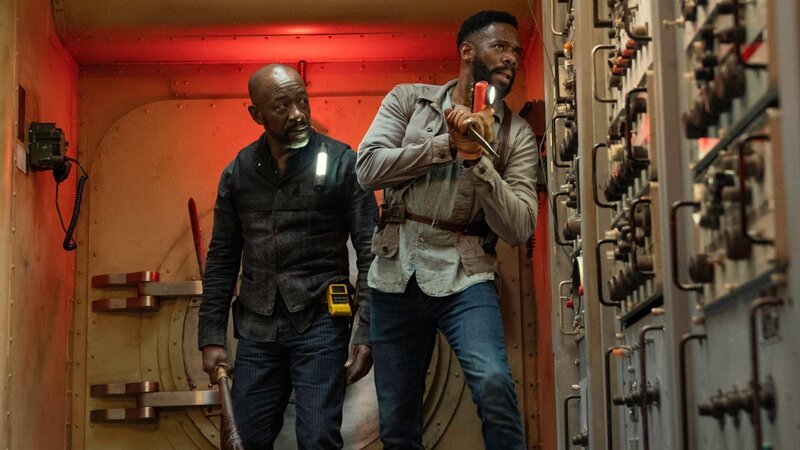 Colman Domingo (re.) as Victor Strand, Lennie James as Morgan Jones – Bild: Ryan Green/​AMC