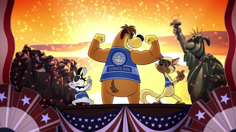 v.li.: Bunnicula, Harold, Chester – Bild: Warner Bros. Animation