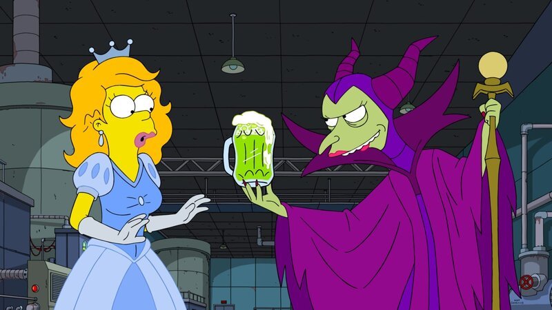 Disney Prinzessin Homer (l.); Böse Hexe Burns (r.) – Bild: Twentieth Century Fox Film Corporation.