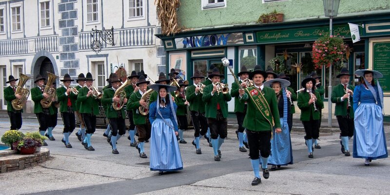 Marktmusikkapelle Stainz. – Bild: ORF/​Alois Kuschetz