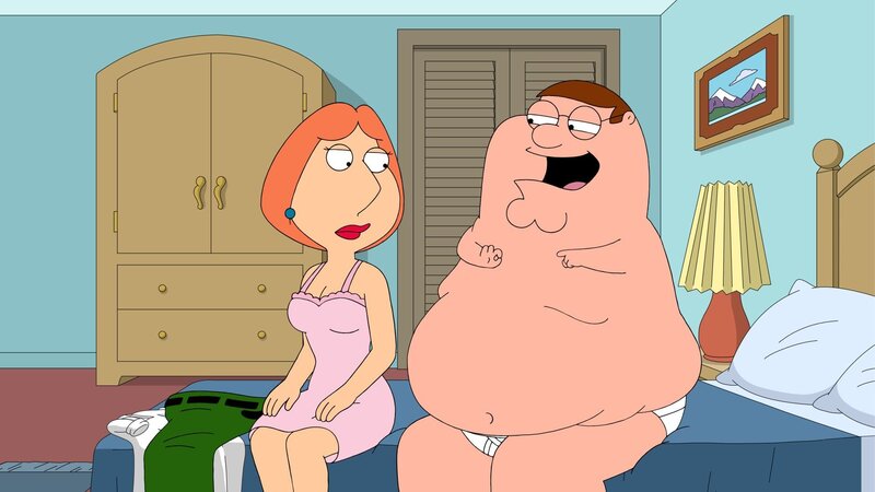 Lois Griffin (l.); Peter Griffin (r.) – Bild: 2021⁠–⁠2022 Fox Broadcasting Company, LLC. All rights reserved Lizenzbild frei