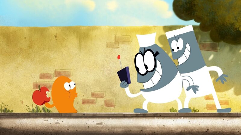 l-r: Lamput, Fat Doc, Slim Doc – Bild: Cartoon Network