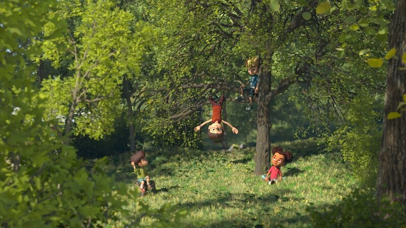 Bohnenstange versucht alles um ihre Läuse los zu werden. – Bild: ZDF und La Station Animation – 2022