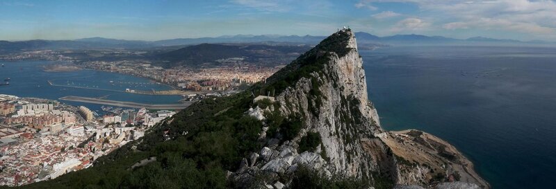 Blick auf den Gibraltarfels. – Bild: BR/​Walter Sigl