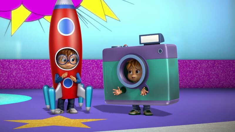 Ob Simon und Theodore die Fragen beantworten können? – Bild: SUPER RTL