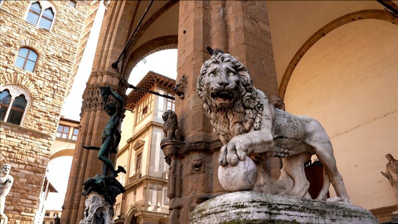 Pisa Kathedrale Statue. – Bild: ORF/​Ran Film