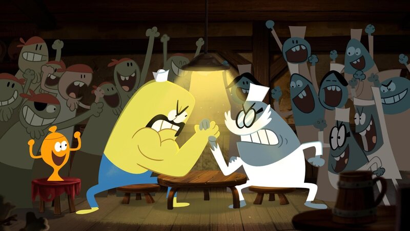 v.li.: Lamput, Mr. Moustache, The Boss, Specs Doc, Skinny Doc – Bild: LAMPUT and all related characters and elements are trademarks of and © 2020 Cartoon Network. A WarnerMedia Company. All rights reserved.