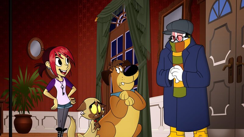 v.li.: Mina Monroe, Chester, Harold, Bunnicula – Bild: Warner Bros.