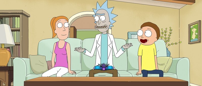 L-R: Summer Smith, Rick and Morty – Bild: The Cartoon Network Inc. All Rights Reserved.