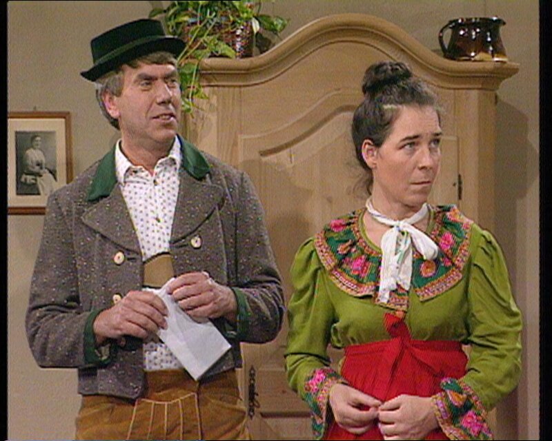 L-R: Beni (Erich Seyfried), Kathi (Gerda Steiner) – Bild: Heimatkanal (DE)