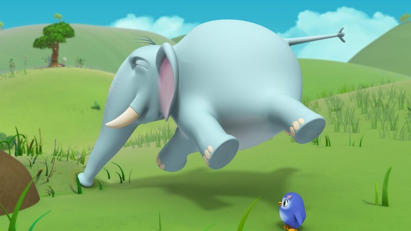 Wissper – Raus mit der Maus – Ein fürchterlicher Wind bläst die kleine Maus Cindy mitsamt ihrem Häuschen davon. Freund Marcus ist verzweifelt. Wissper und Peggy eilen herbei, um Marcus zu helfen, Cindy wiederzufinden. Doch damit ist das Problem noch nicht gelöst. Cindy steckt im Gang eines Mauselochs fest. Wissper ruft einen Freund, der viel Wind machen kann, um Cindy aus der Klemme zu helfen. – Bild: ORF 1