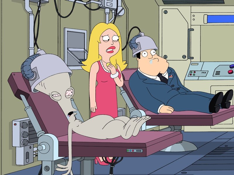 L-R: Roger, Francine, Stan – Bild: 2009 Twentieth Century Fox Film Corporation. All rights reserved. Lizenzbild frei